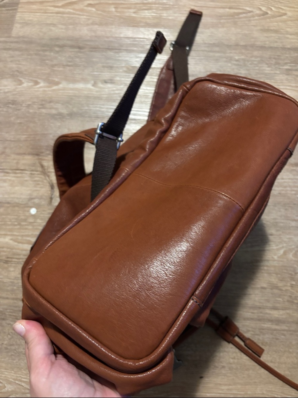 Fossil “Ridge” Leather Backpack - Picture 11 of 11